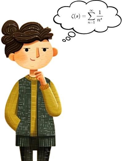 Character thinking about savings